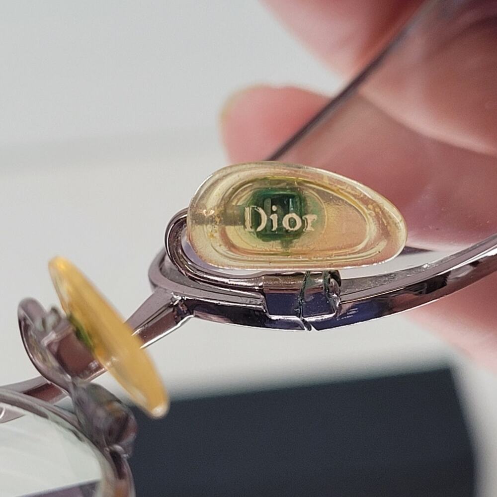 Christian Dior Violet Designer Eyeglasses Chic Italy Luxury Frames minimalist - Picture 7 of 15